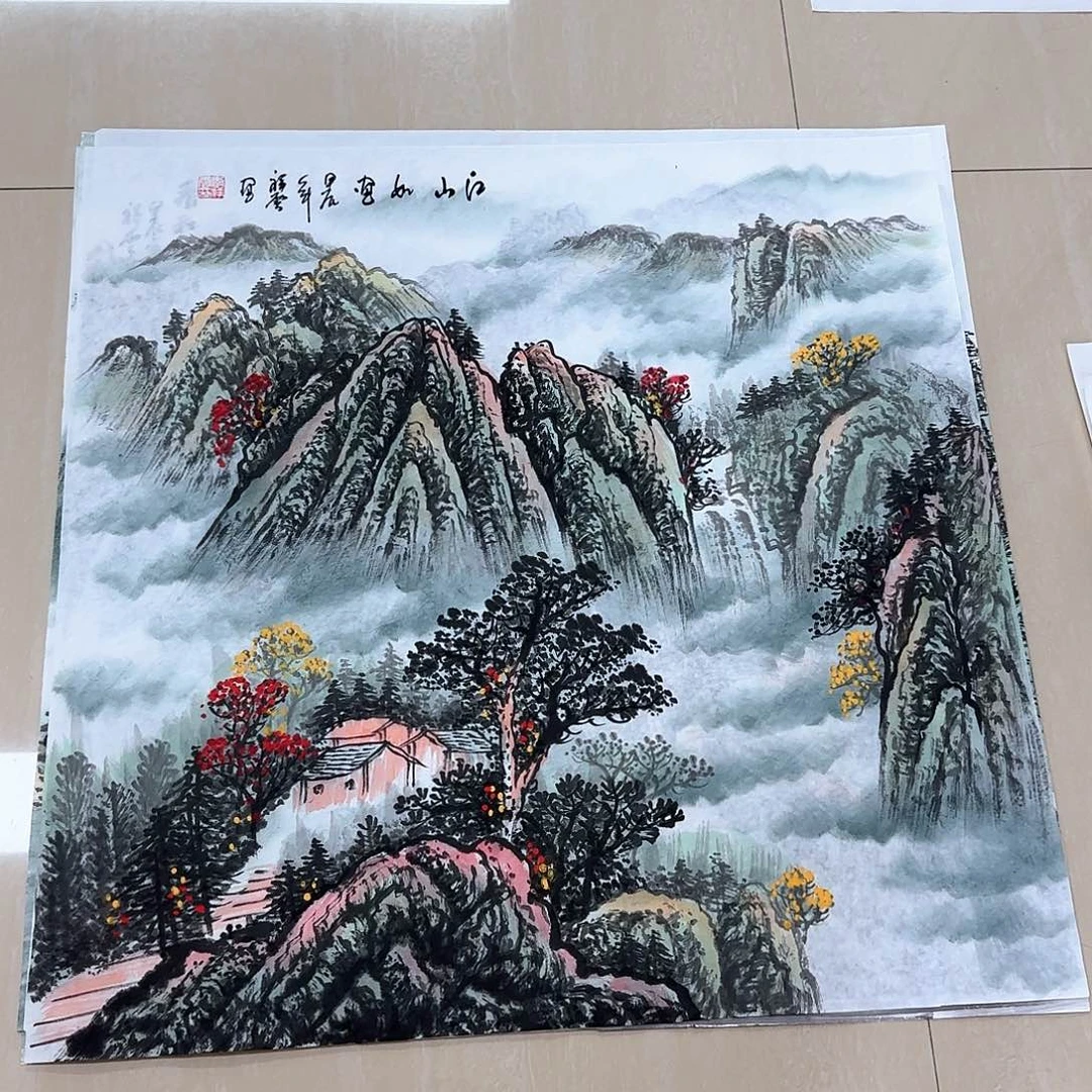 国画国画作品集一个