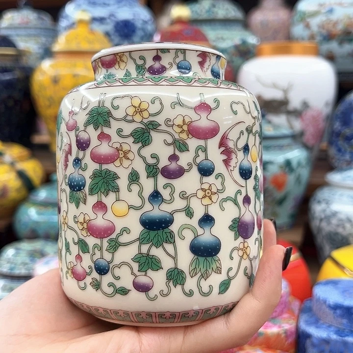 瓷片茶叶罐罐罐呀呀呀