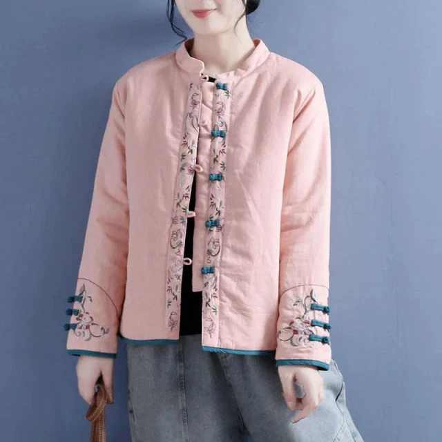 新中式羽绒服女冬季时尚覆古外套2025新款轻薄棉服反季清仓超好看