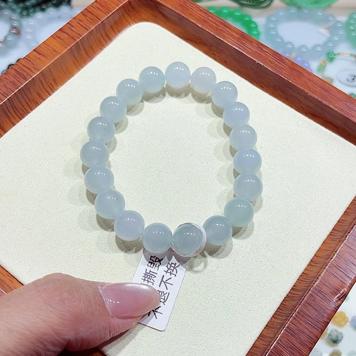 未镶嵌手链翡翠天然缅甸翡翠A货卡10