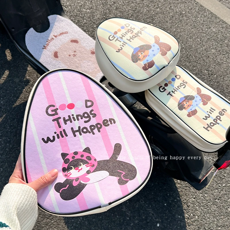 电动车防晒坐垫保护套防水防屁股痛卡通四季通用电瓶车后座隔热套