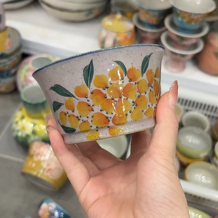 杯景德镇釉下五彩手绘陶瓷