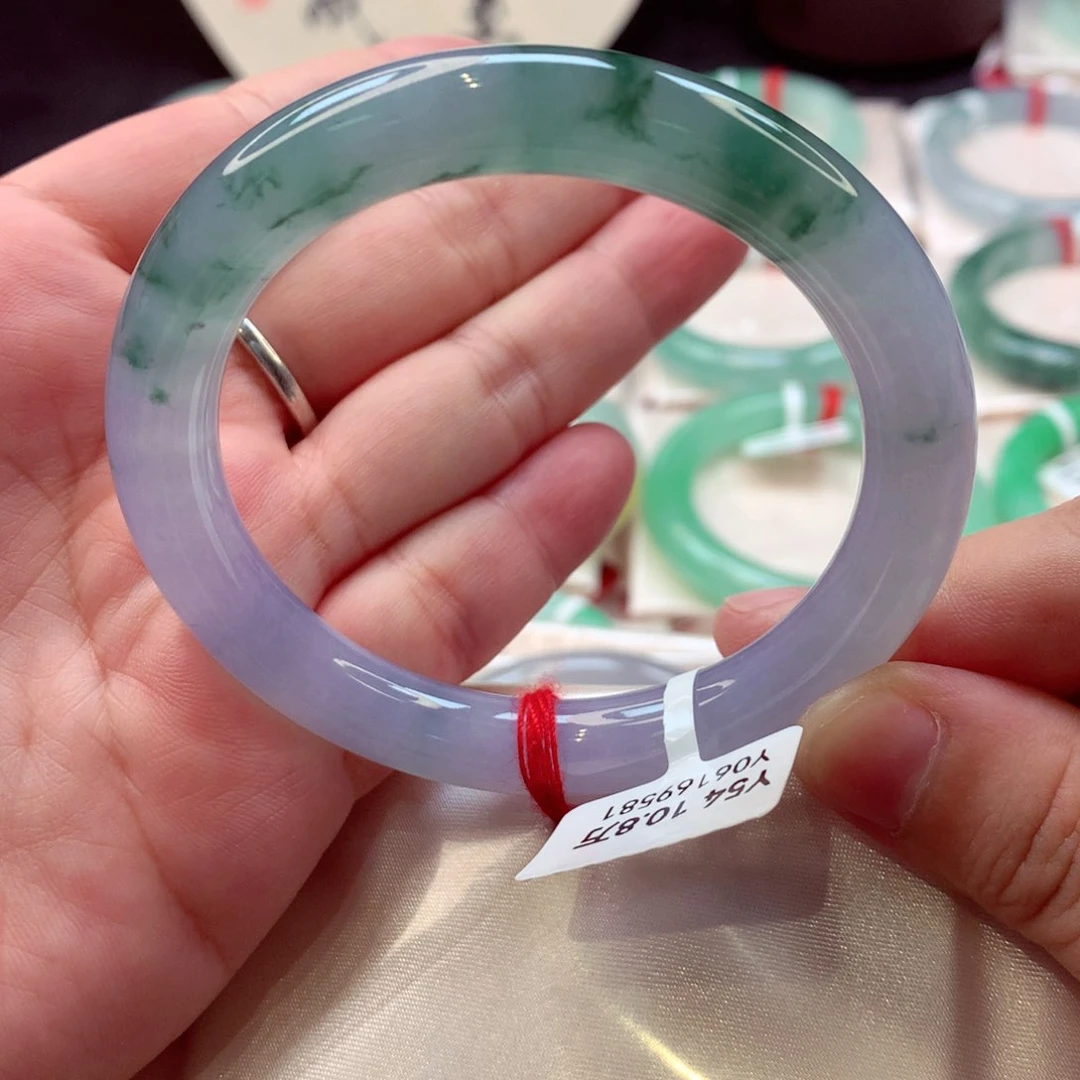 翡翠手镯未镶嵌上新莫奈35号11