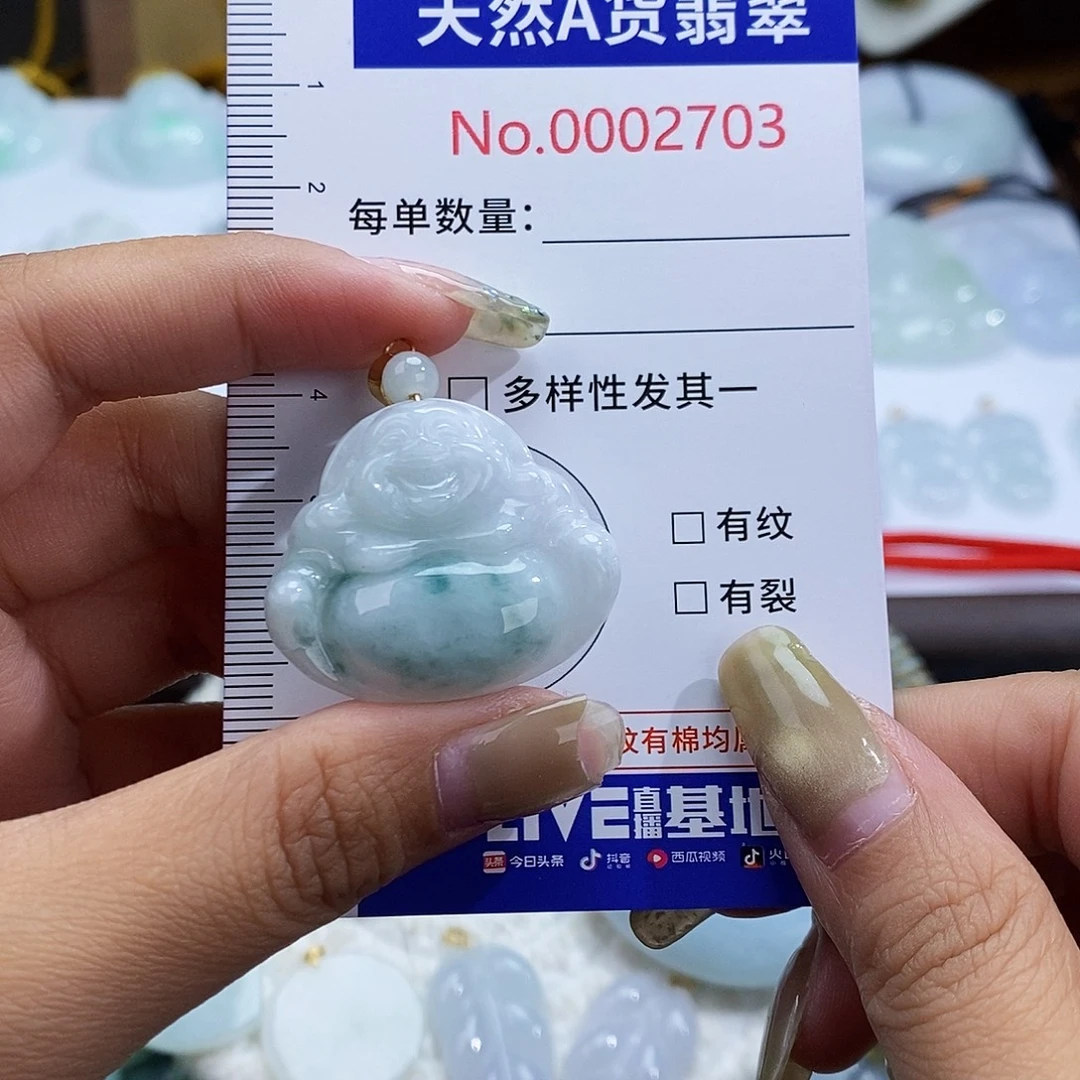 翡翠未镶嵌颈饰2703