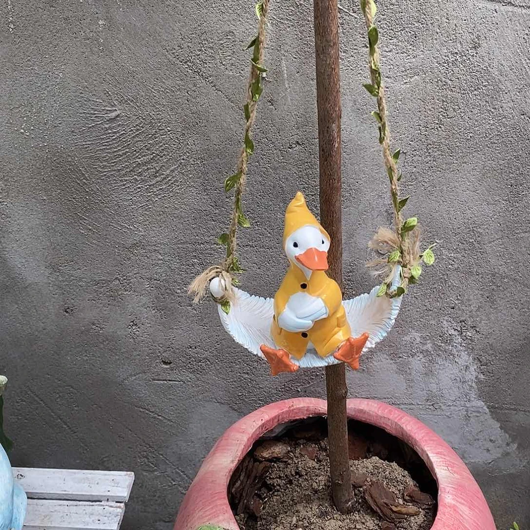 有机玻璃秋千鸭子11