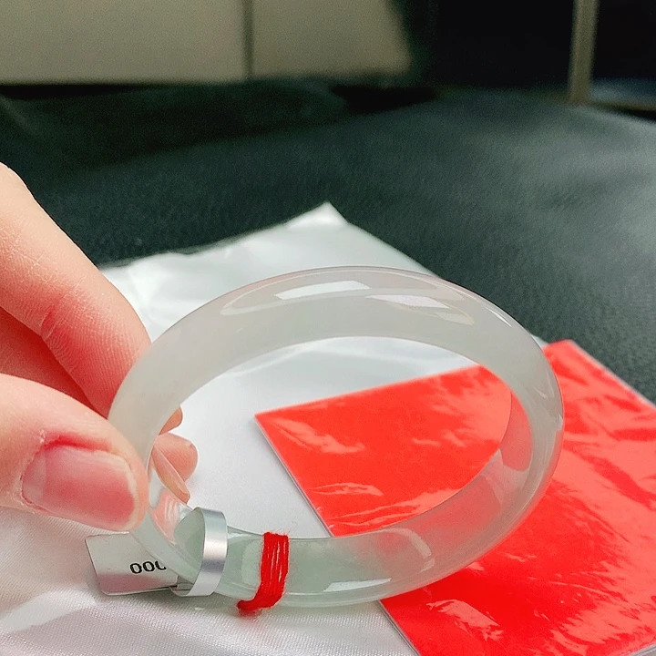 翡翠未镶嵌手镯缅甸天然a货翡翠手镯54贵