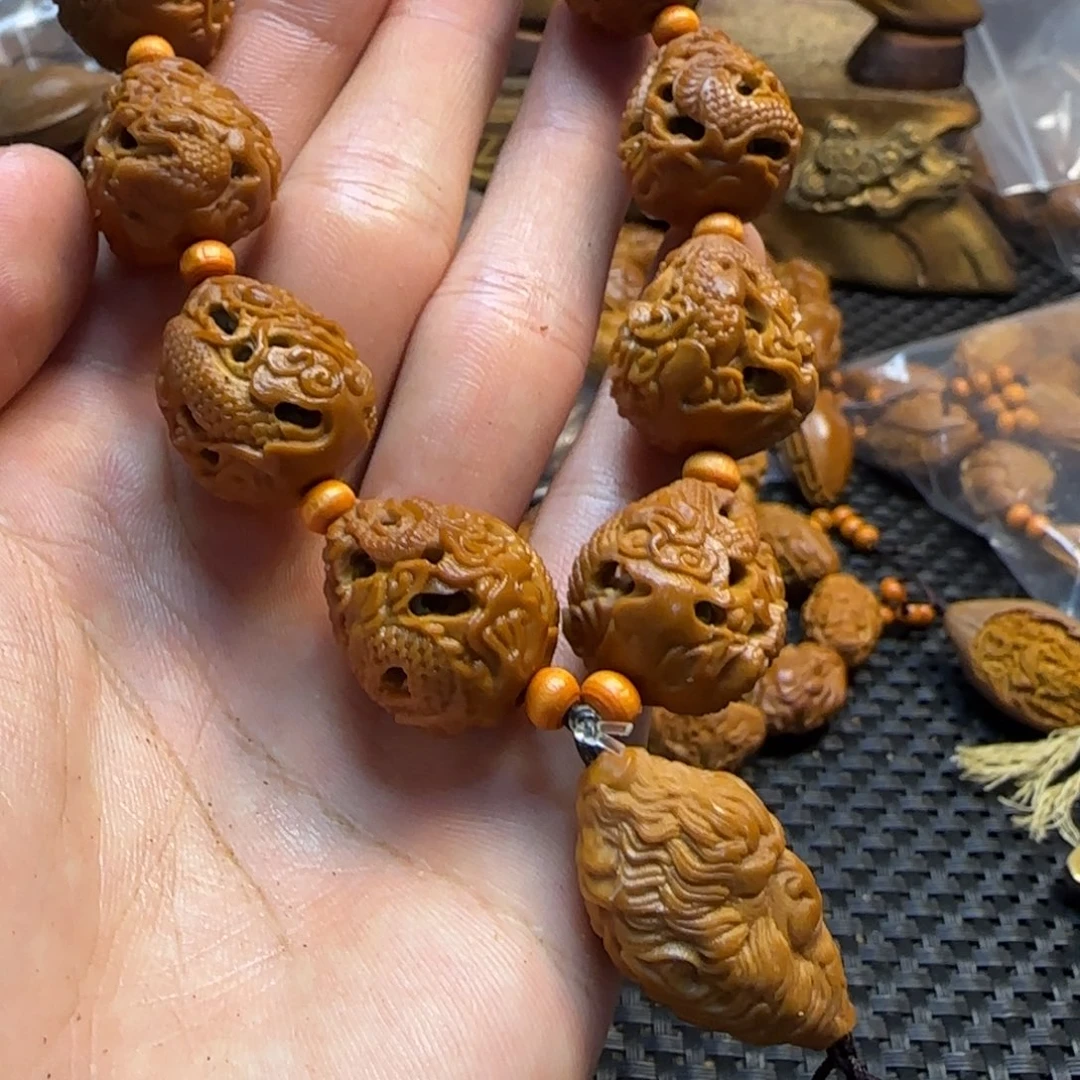手串/手链橄榄核九龙献瑞