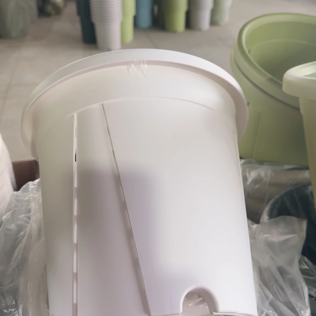 塑料青山控根4纯白6个带拖