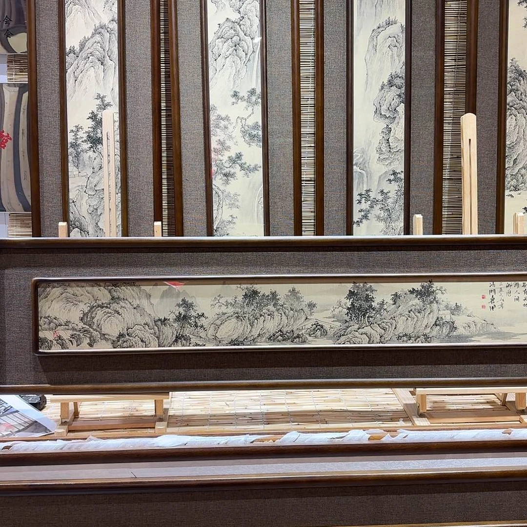 D***刘国画真人手绘作品