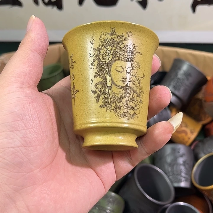 茶杯紫砂全手工紫砂主人杯