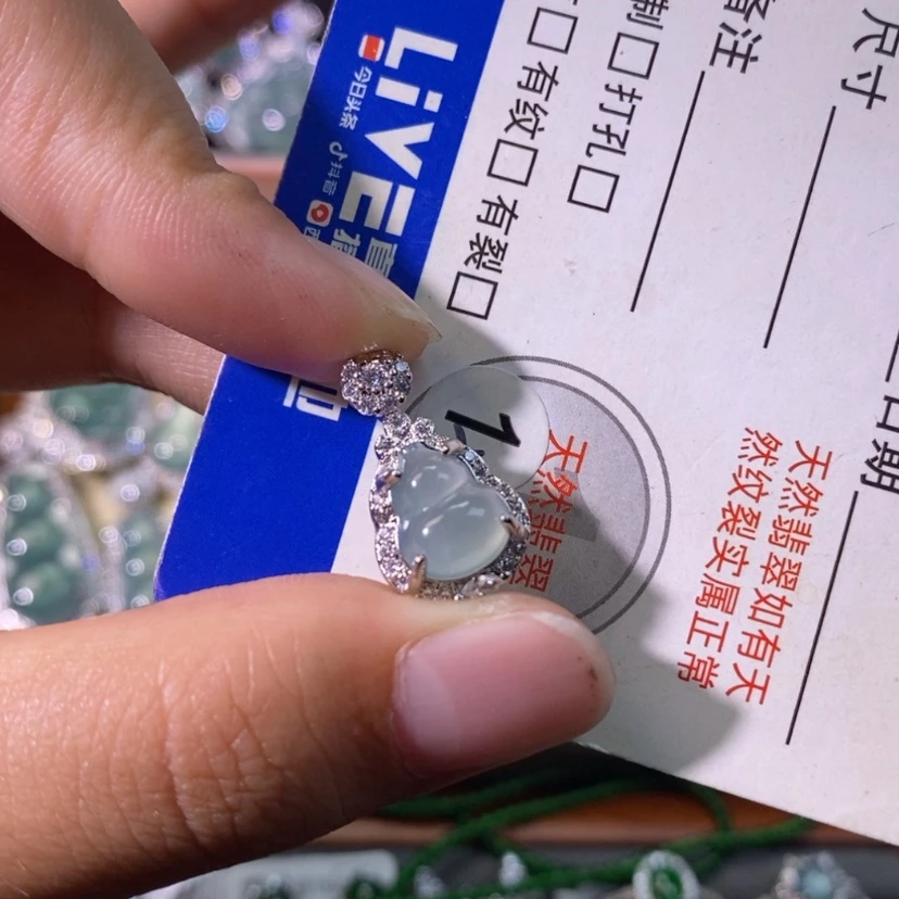 【闪购商品】翡翠未镶嵌颈饰