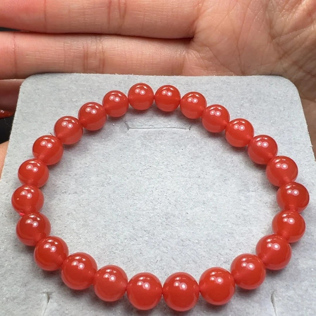 南红玛瑙未镶嵌手串