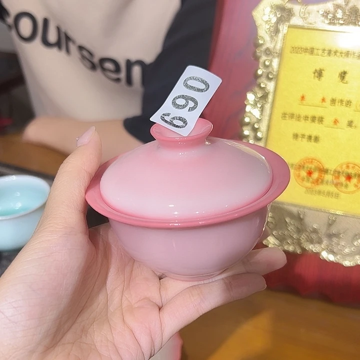 云间青瓷龙泉小米茶器