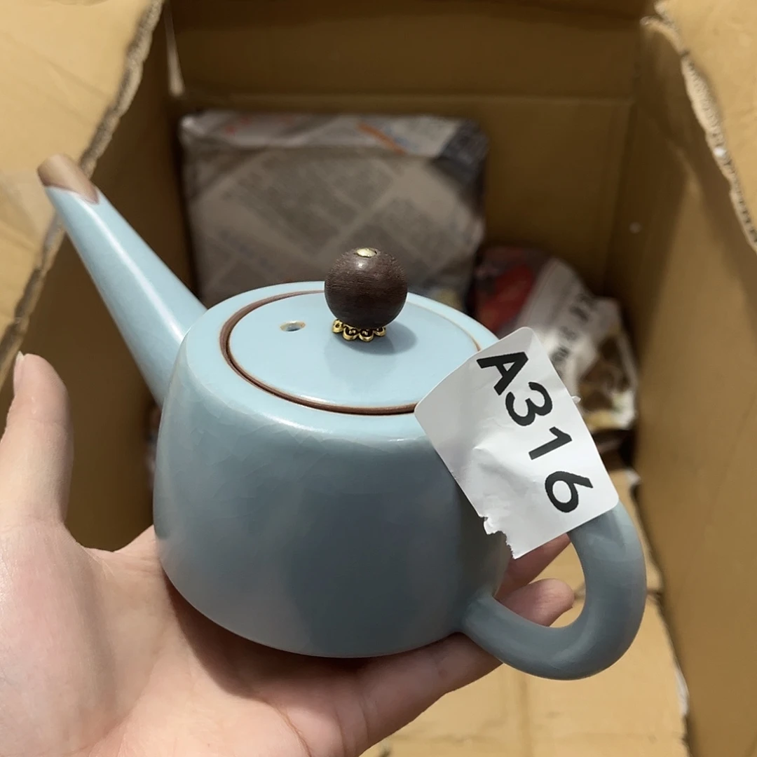 瓷片茶摆件工艺品摆件666