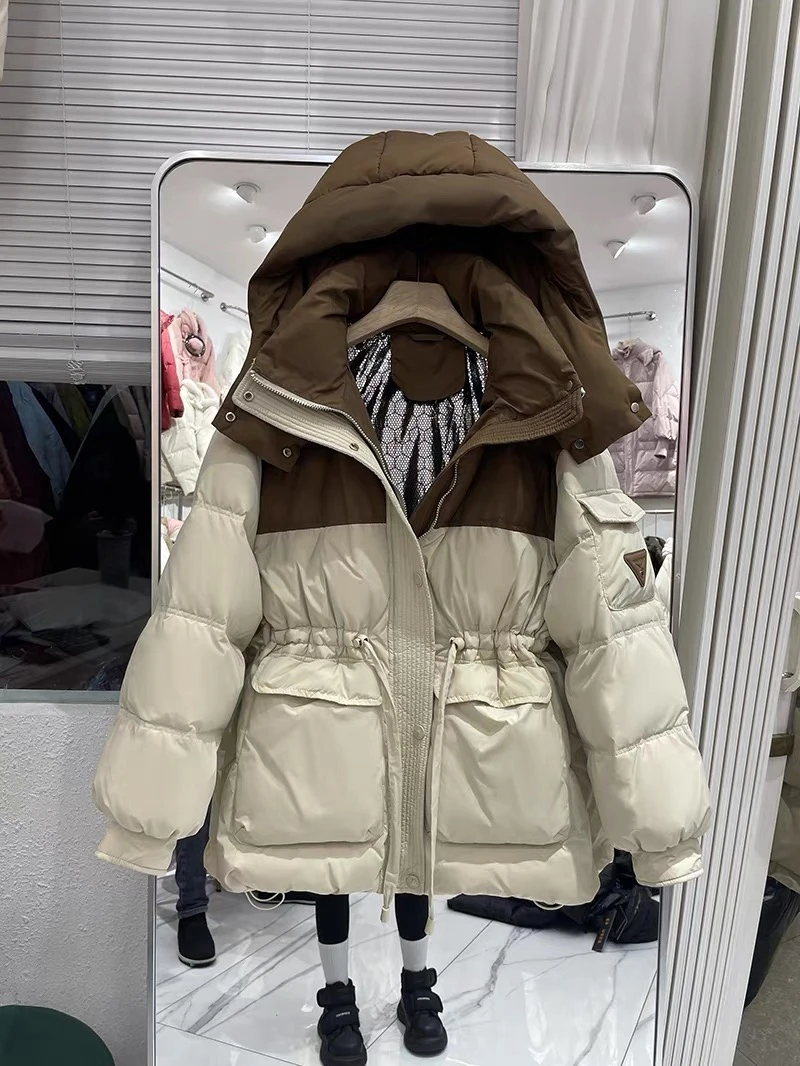 【盼盼家精品女装】三角拼色款
