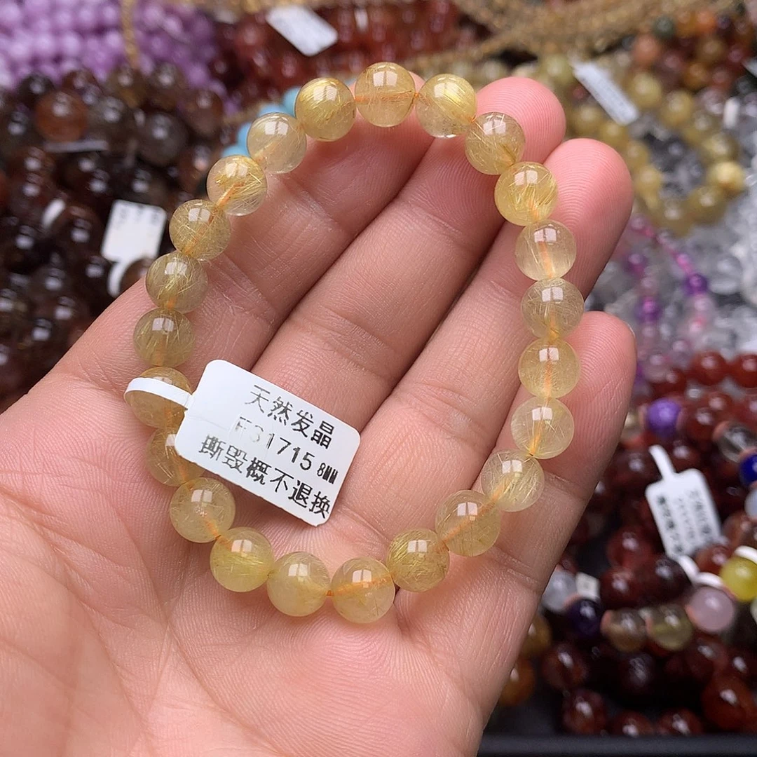 水晶手链未镶嵌，，