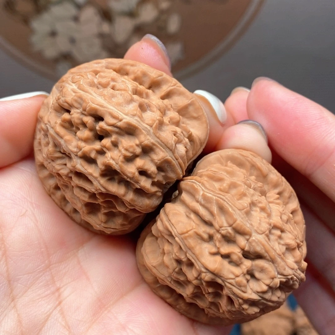 文玩核桃把件8白狮子41
