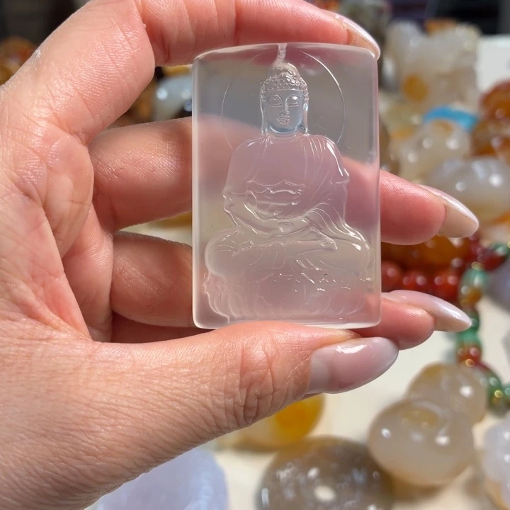 玛瑙/玉髓未镶嵌吊坠(不含链)