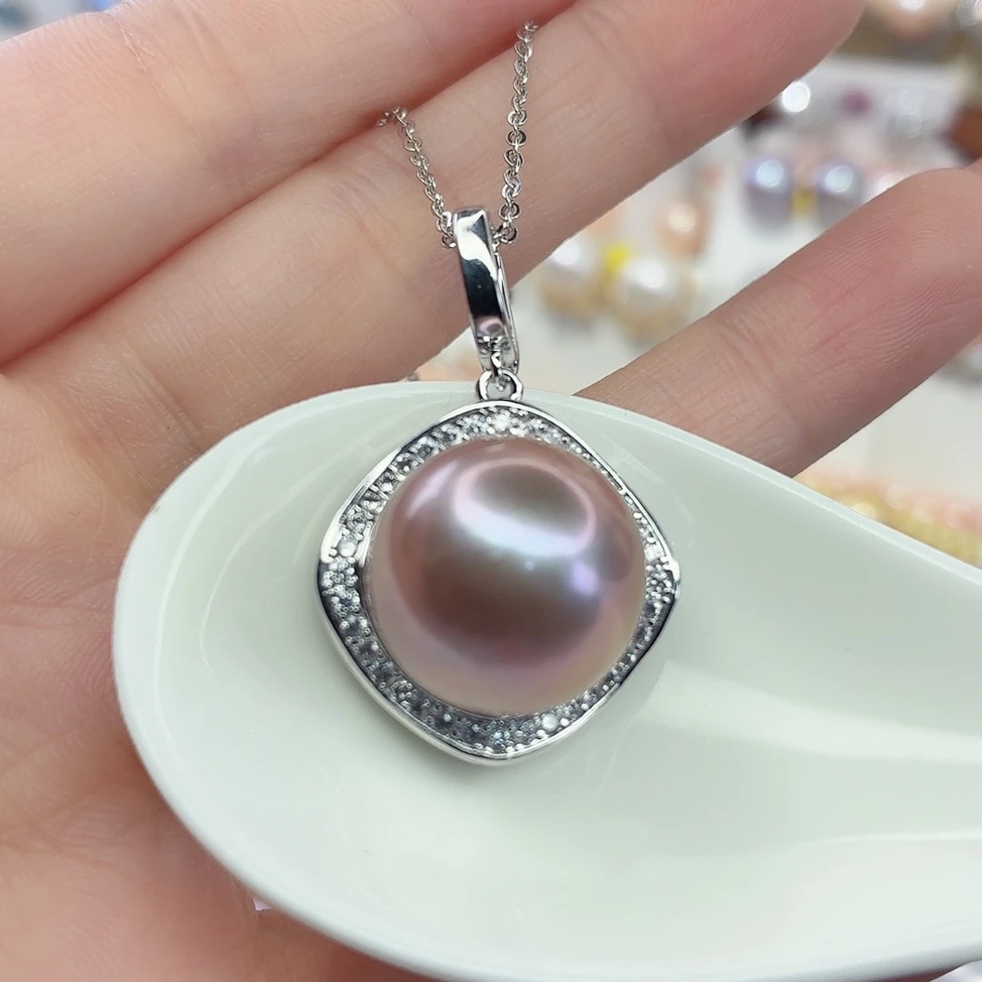 淡水珍珠颈饰合金