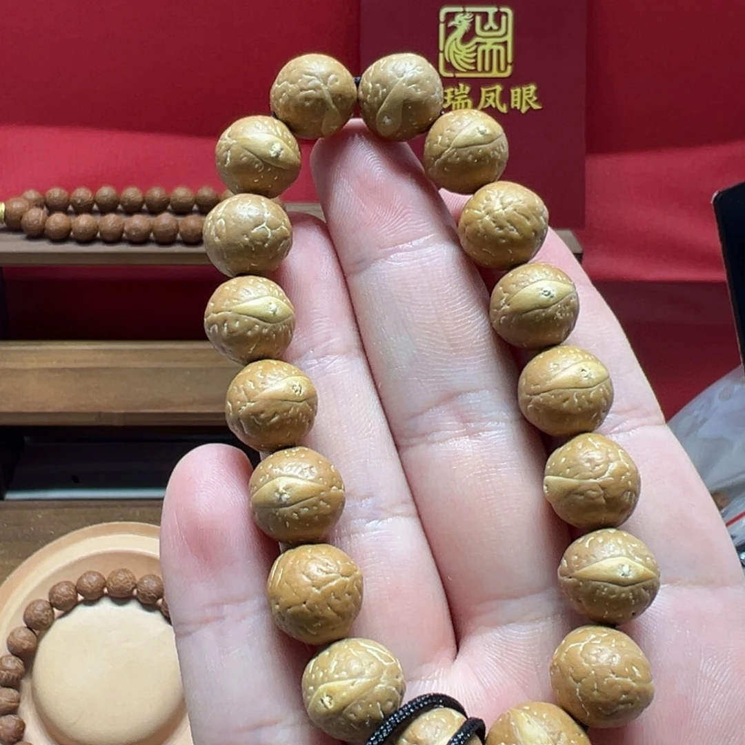 手串凤眼菩提14mm尼泊尔凤眼菩提单圈
