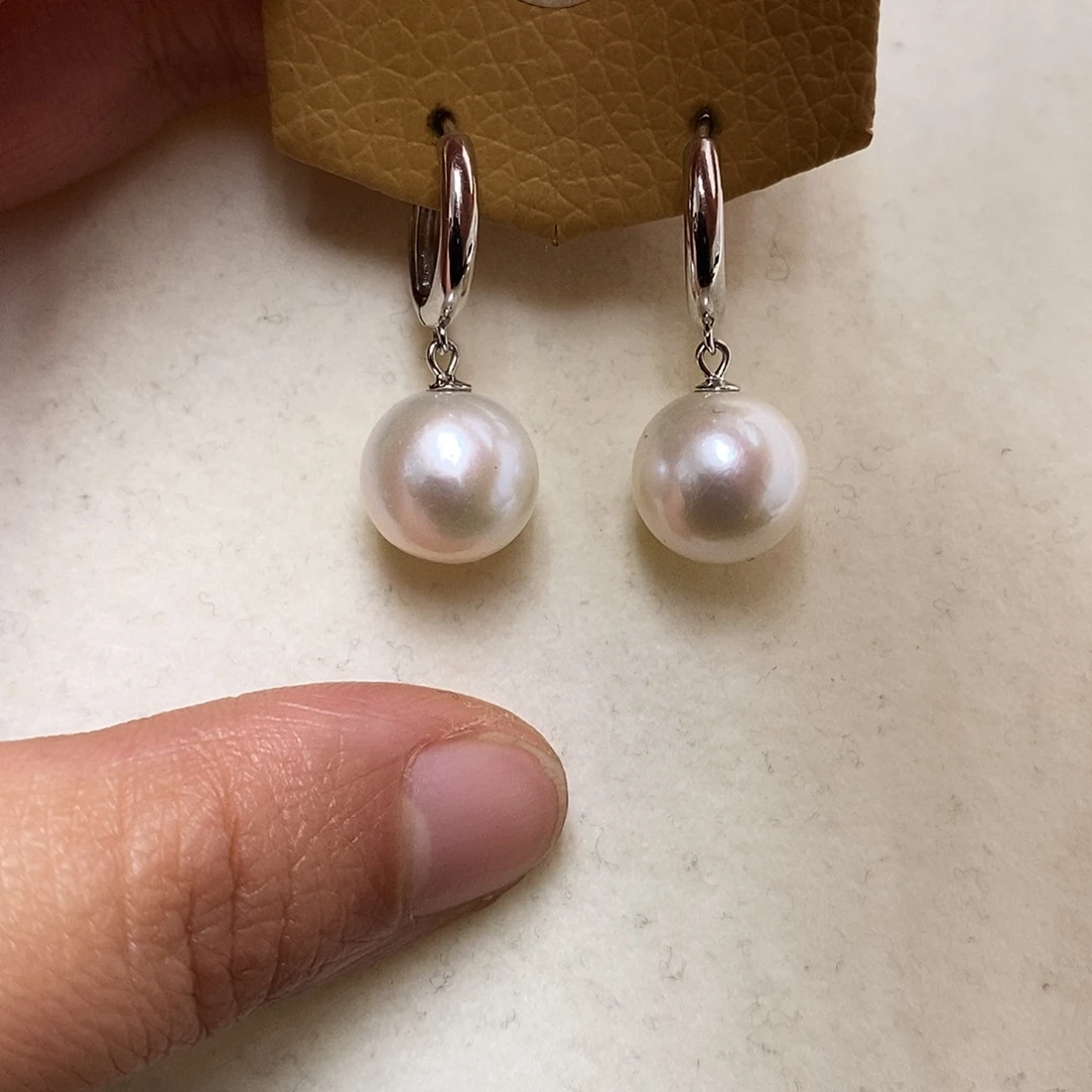 耳饰淡水珍珠银S925镶嵌