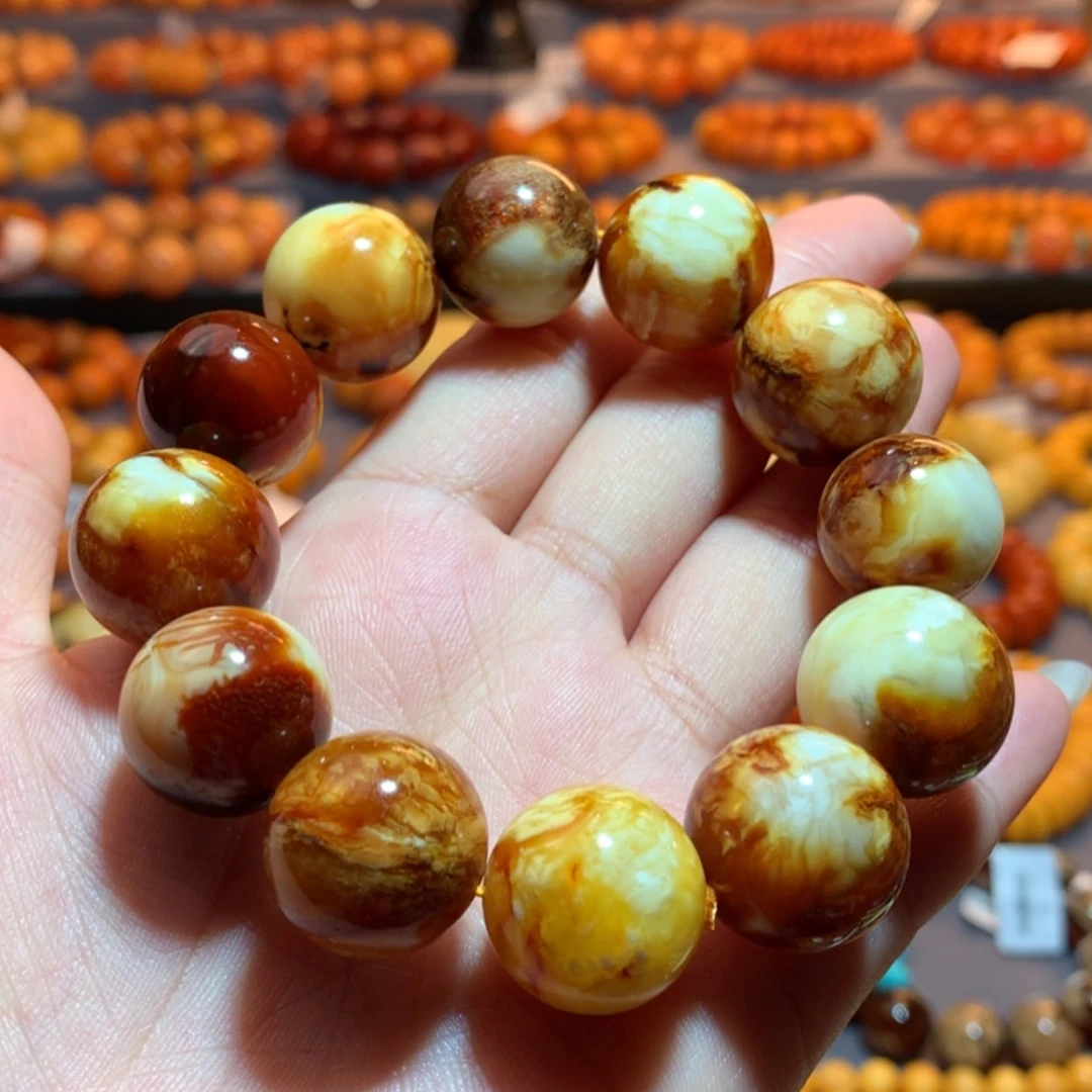 【闪购商品】手串蜜蜡未镶嵌尔*?蜜蜡手串