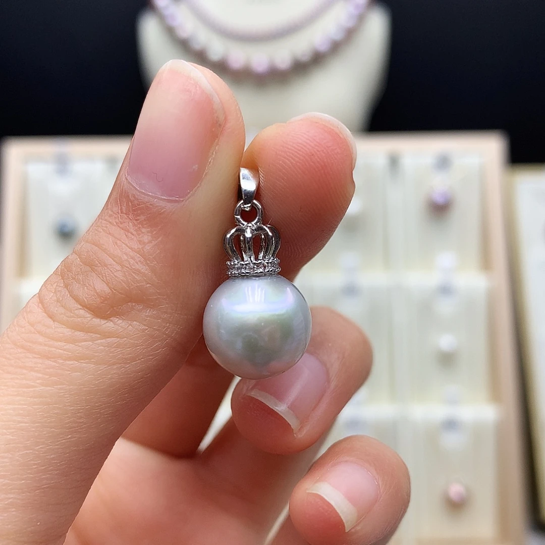 合金淡水珍珠颈饰