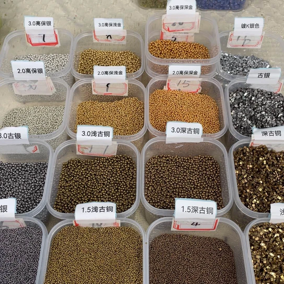 艾***特玻璃金属米珠3.0 4.0