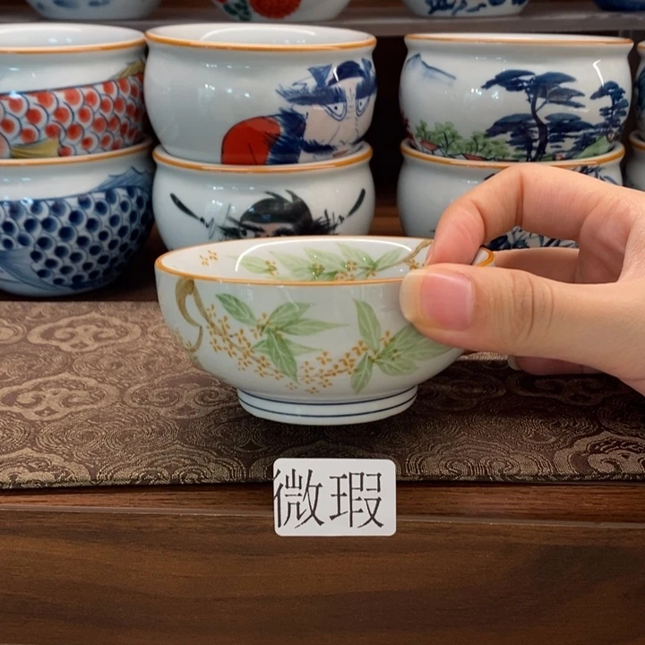 釉下老陶泥手工绘制