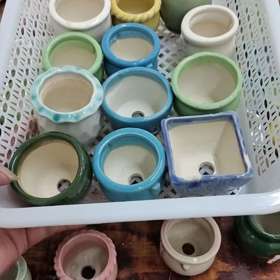 微瑕陶瓷盆满12包邮