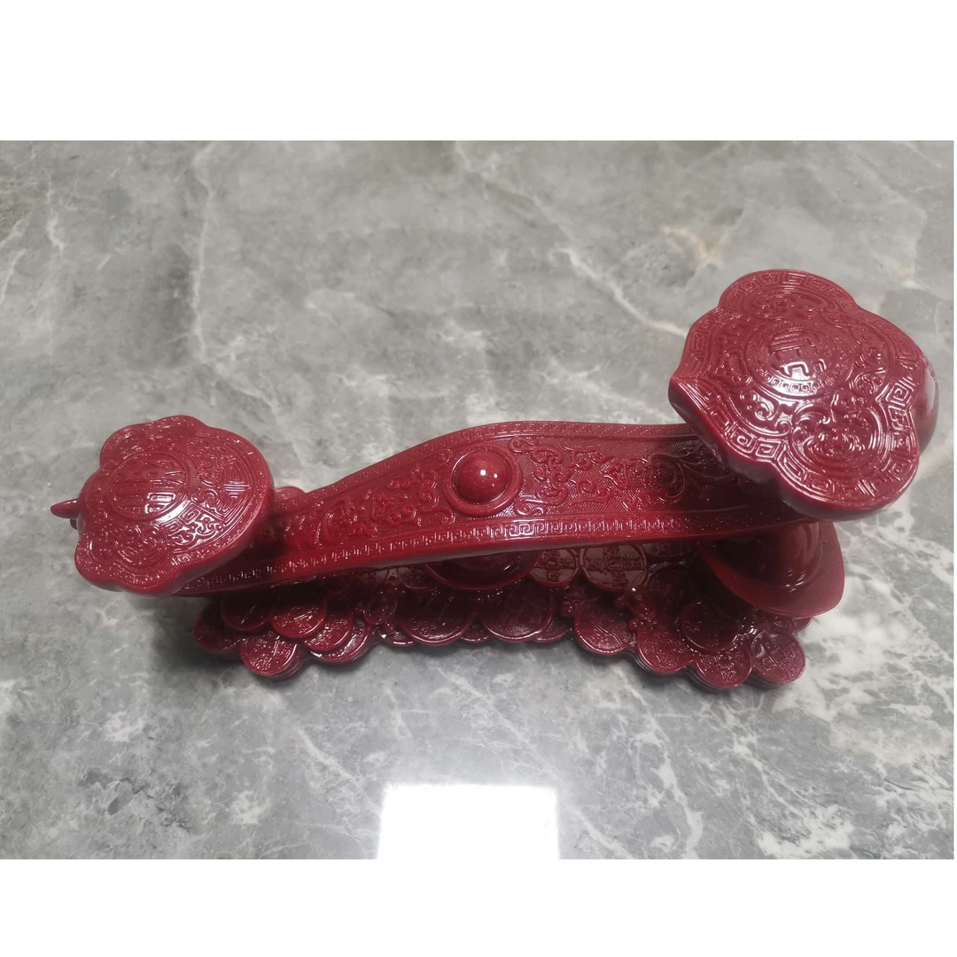 天然辰砂朱砂如意摆件