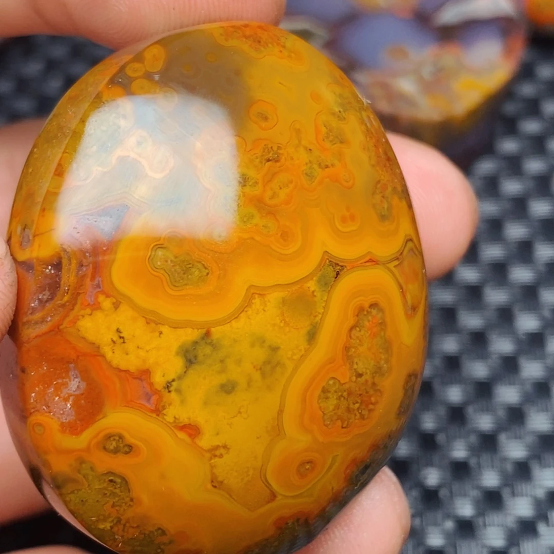 玛瑙/玉髓吊坠(不含链)未镶嵌锦**花