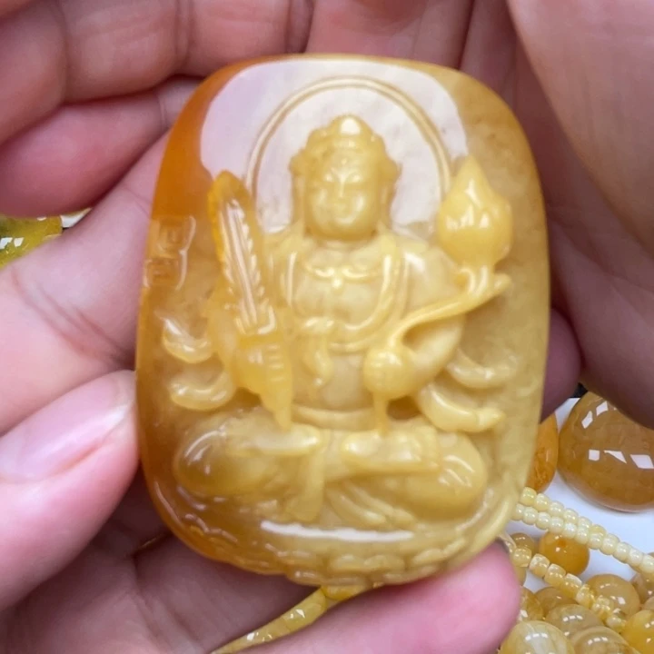 裸石蜜蜡未镶嵌蜜蜡