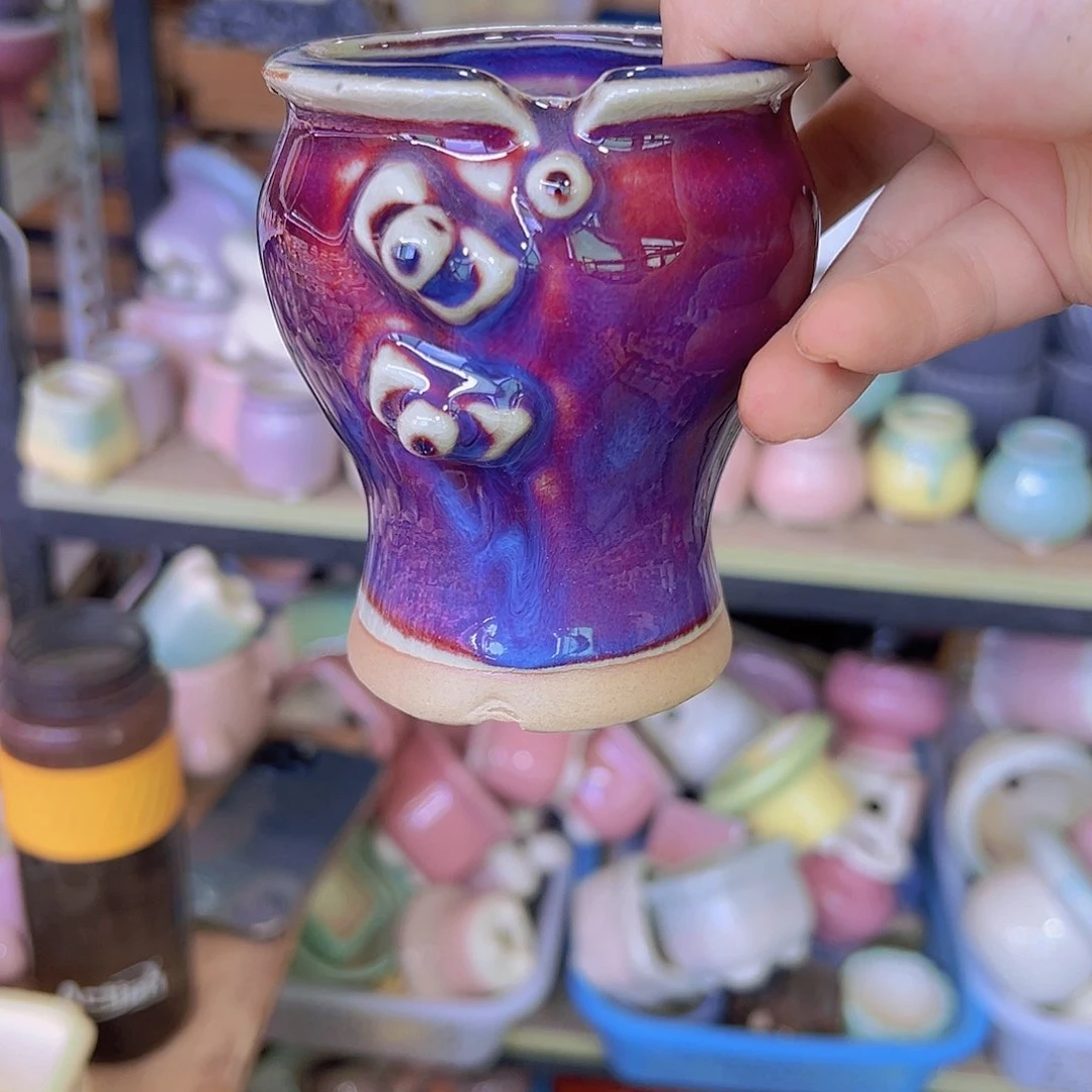 陶瓷花盆当场满12包邮