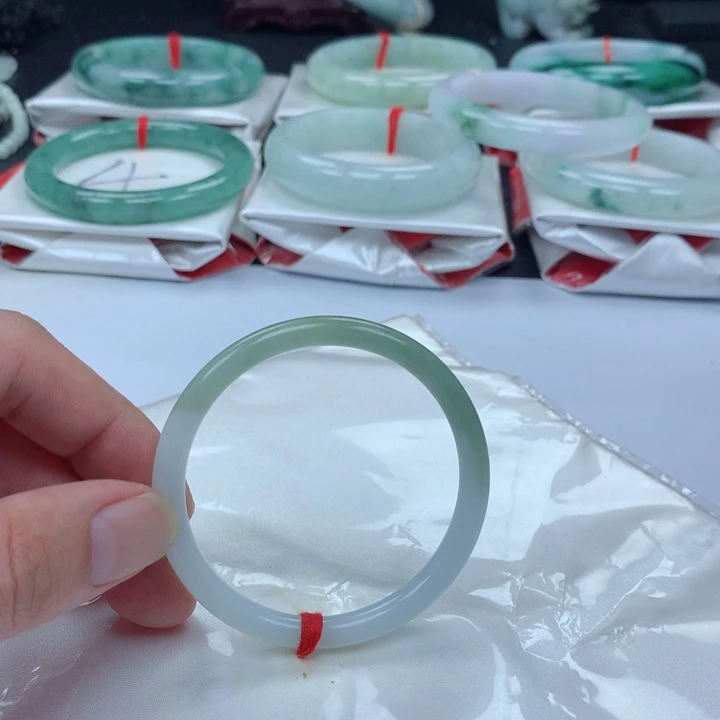 未镶嵌手镯翡翠51圈