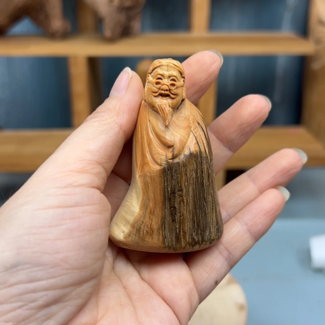 柏木崖柏木摆件手把件38
