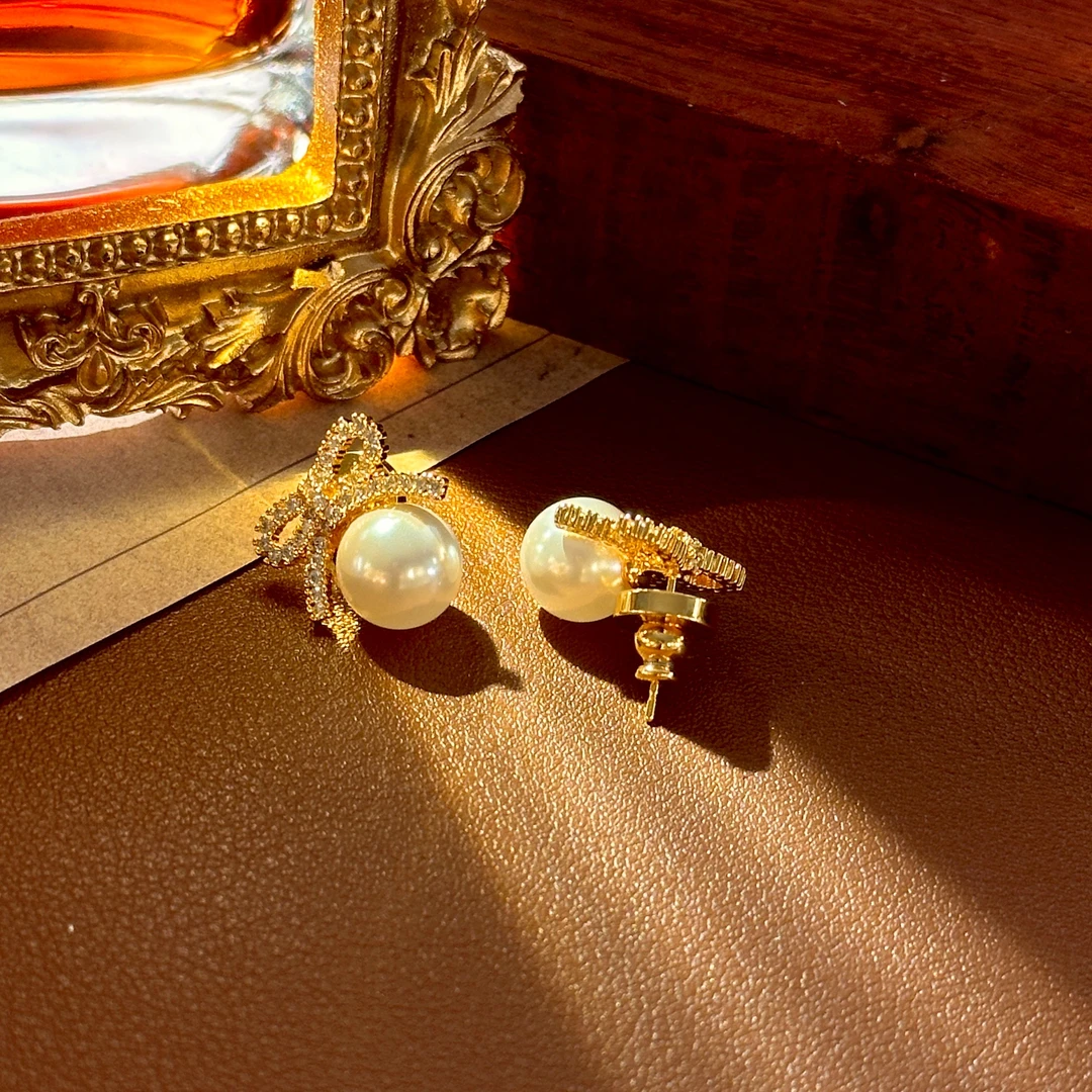 【礼仪花带】法☆Sigiter&Jolly轻奢镶嵌耳饰Z-8264