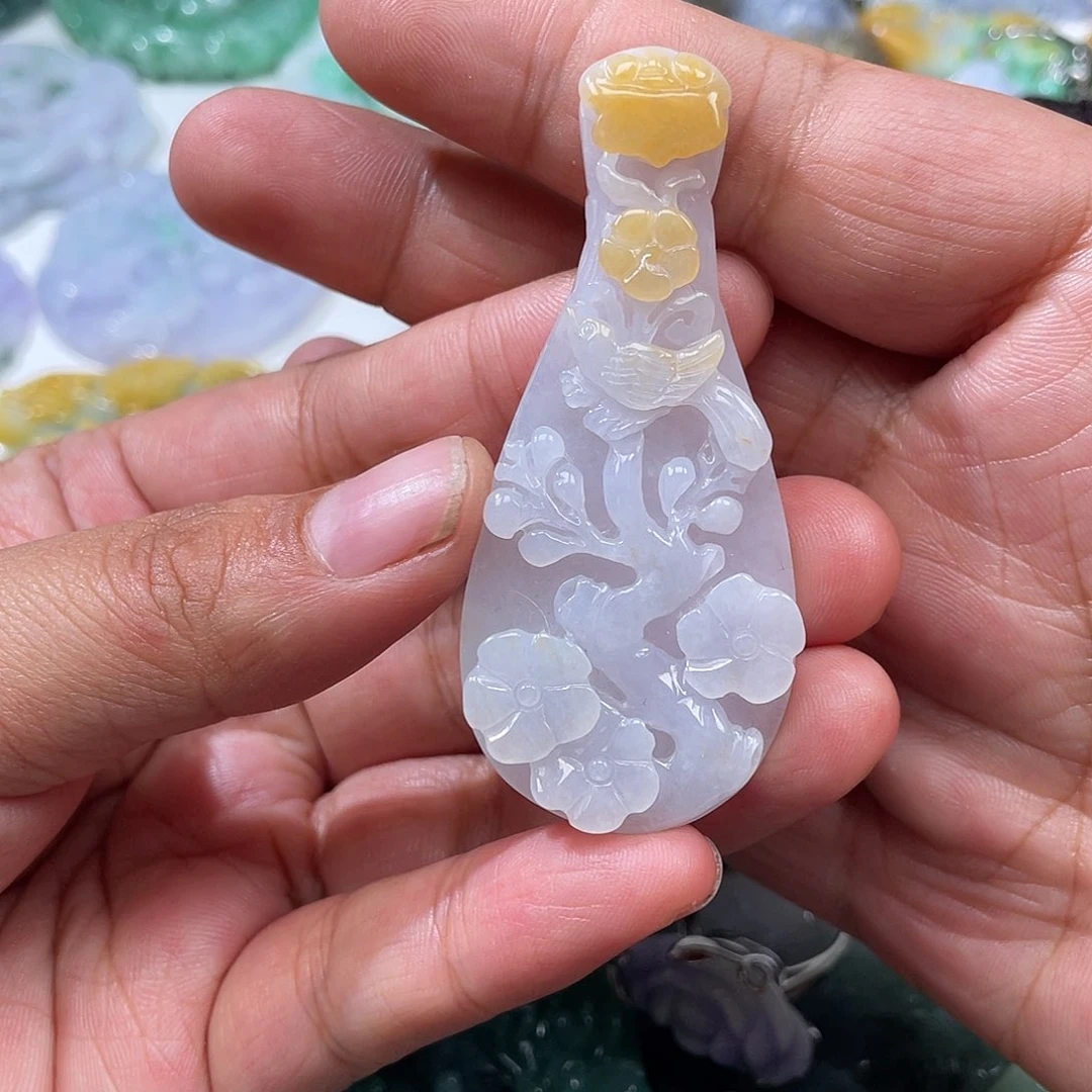 颈饰未镶嵌翡翠翡玉缘翡翠