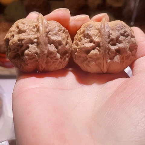 把件文玩核桃玉龙金蟾彩阴42