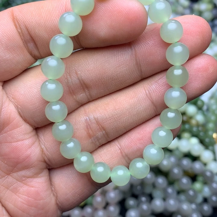 和田玉未镶嵌手串