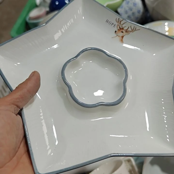 盘陶瓷杯碗盘微瑕疵介意慎拍