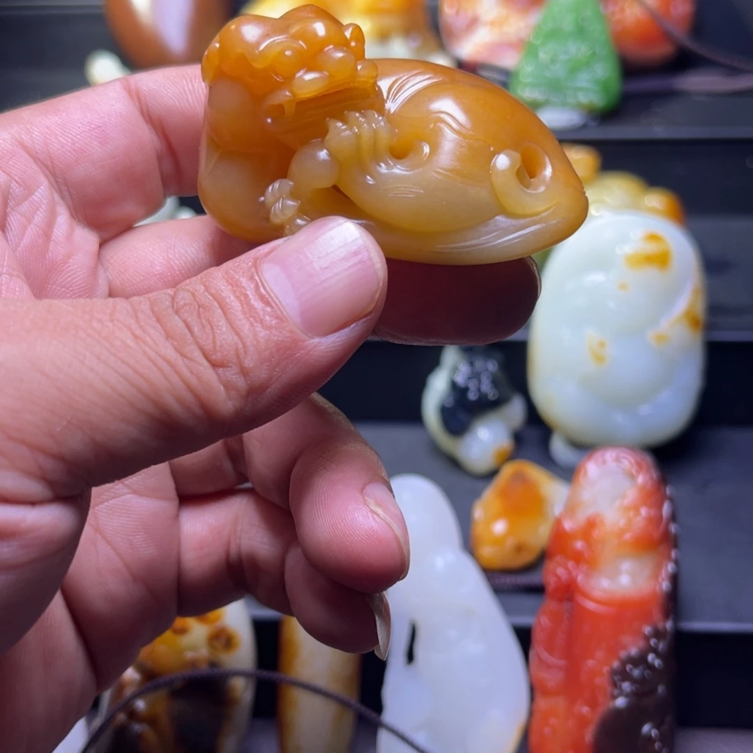 浦***桥未镶嵌和田玉车挂