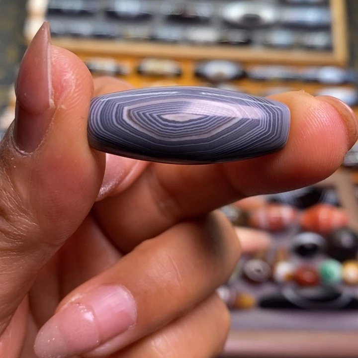 未镶嵌玛瑙/玉髓珠宝半成品