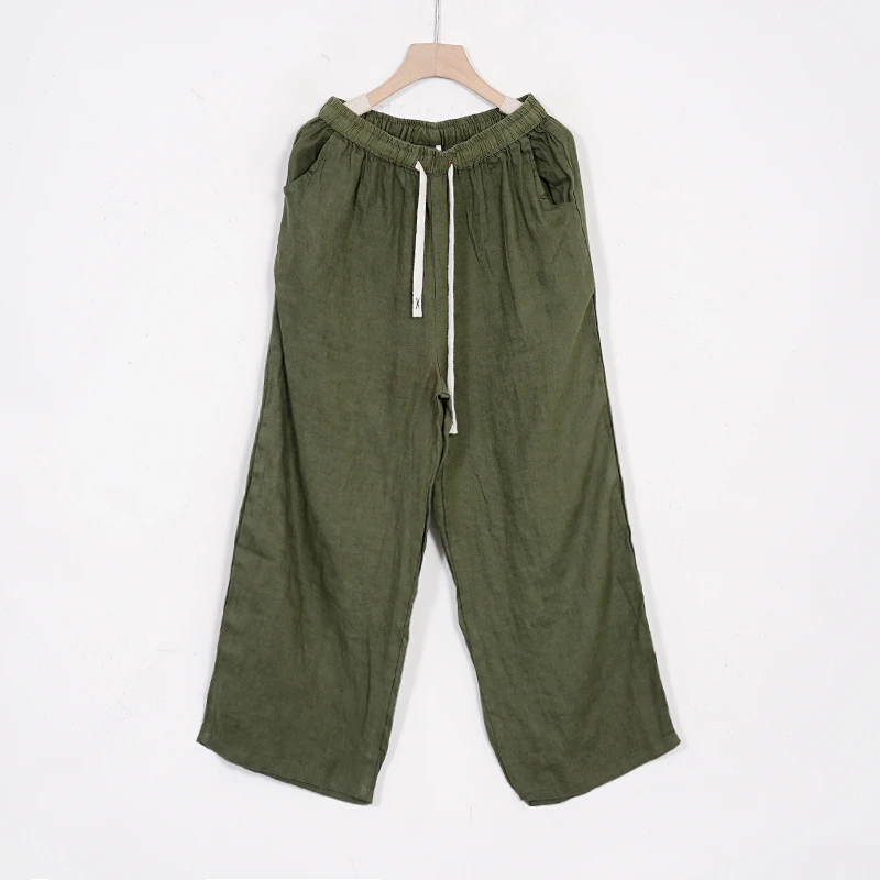 【蓉哥出品】净版纯色阔腿裤8770