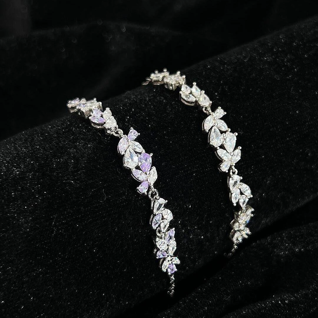 【重生】幸运紫藤花手链ins甜美女超仙气质小众高级感精致礼物饰品