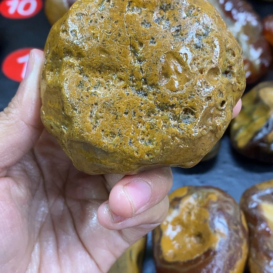 玛瑙/玉髓未镶嵌手把件