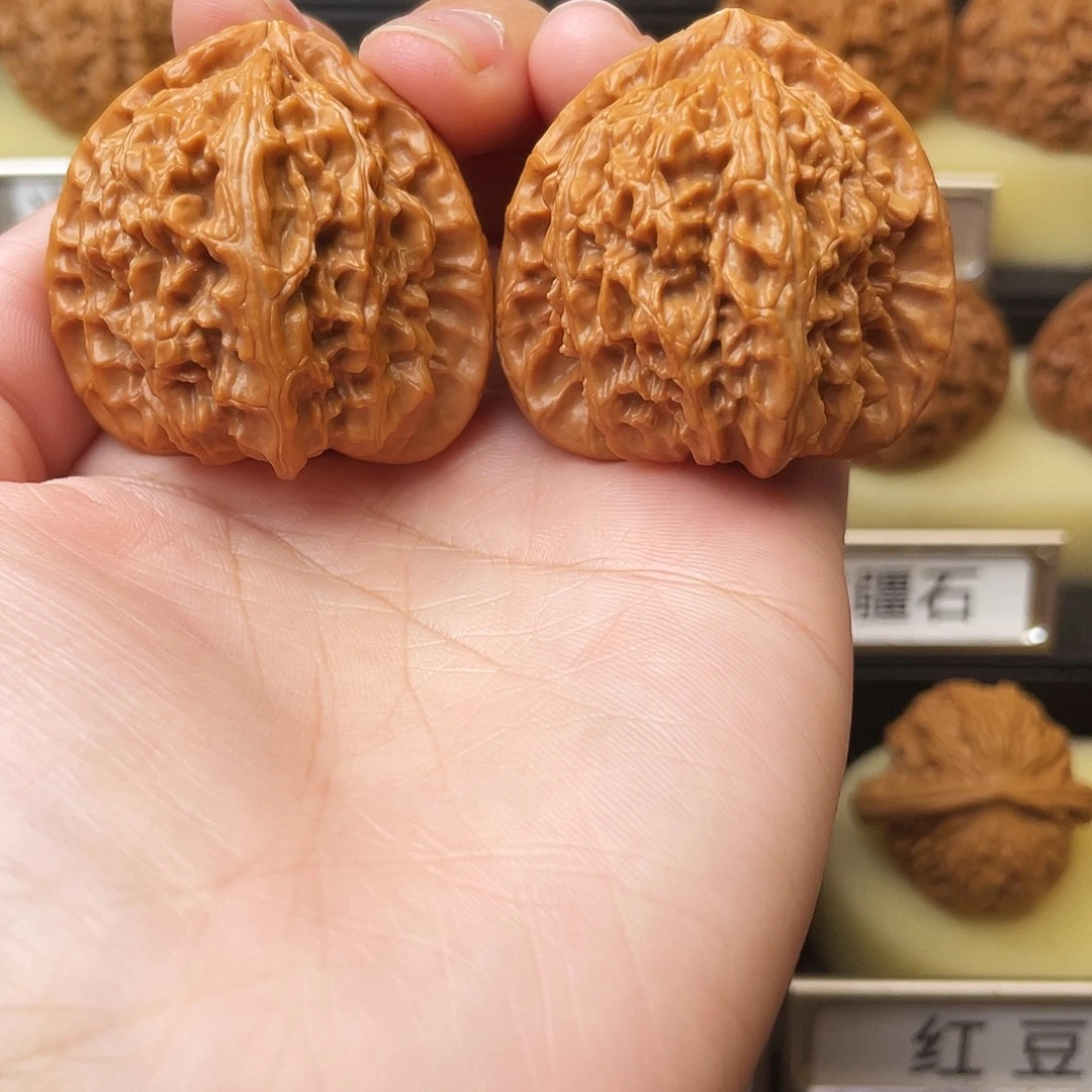 吊坠文玩核桃三角白41尺542