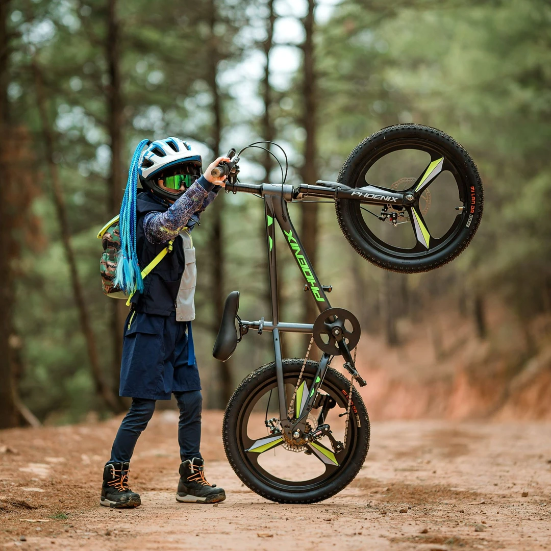 凤凰儿童自行车6-8-12-15岁男孩中大童山地车变速小学生单车女孩