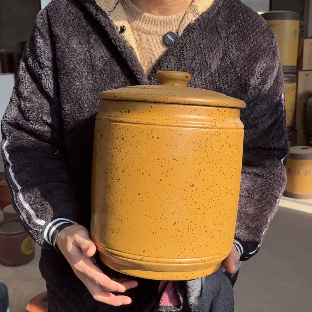 茶叶罐紫砂10 饼茶叶罐