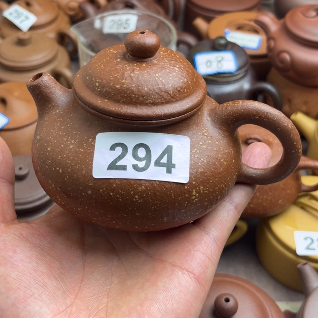 古***月紫砂茶壶红降坡16目210cc左右瑕疵不挑毛病